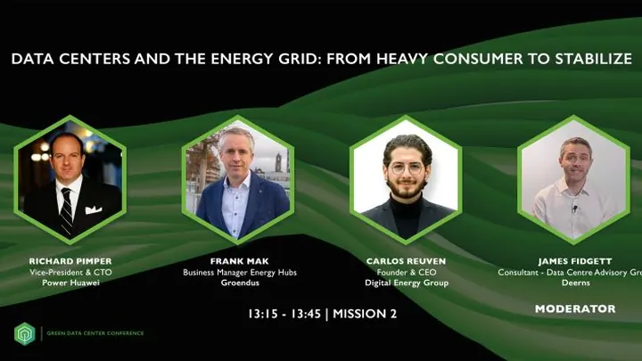 Carlos Reuven at the Green Data Center Conference