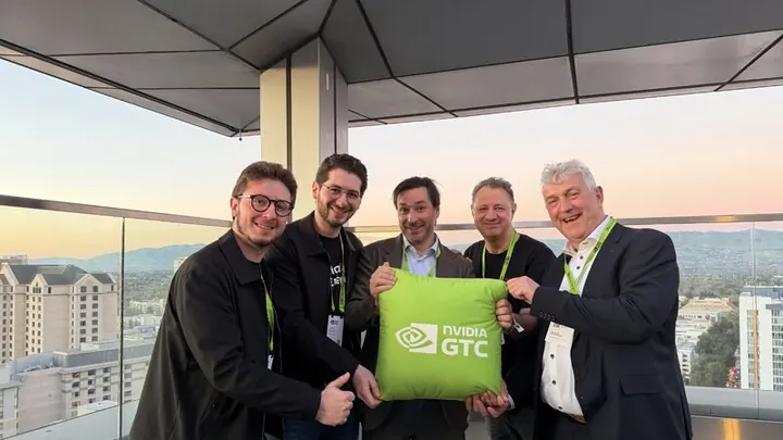 Digital Energy executives at GTC with the NVIDIA team